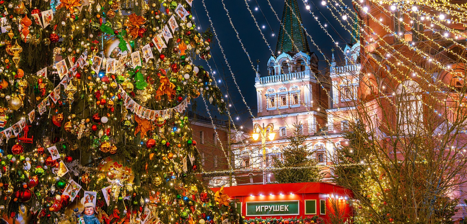 图片特辑：等待新年奇迹的莫斯科