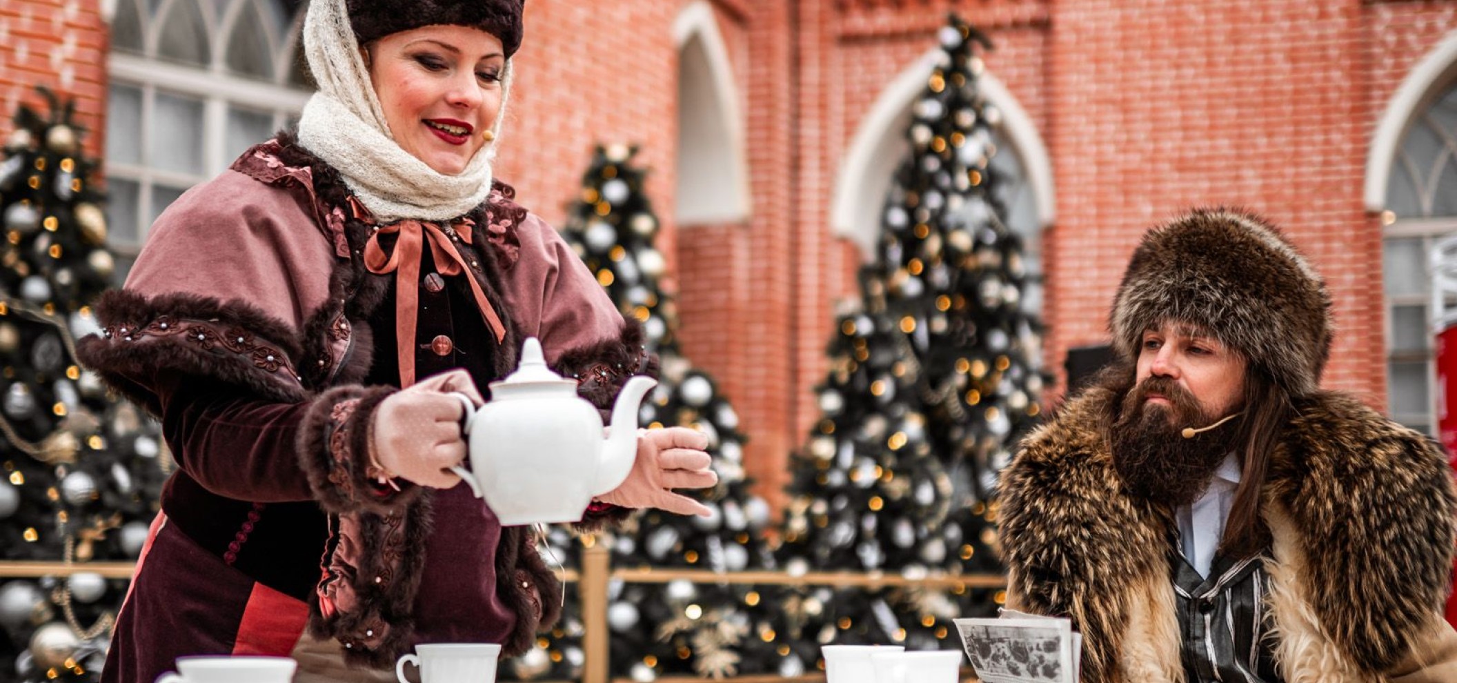 kuskovo estate winter - 2