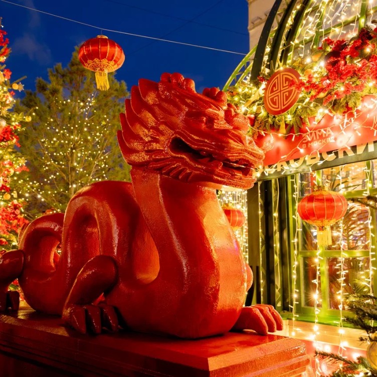 图集：莫斯科的中国龙