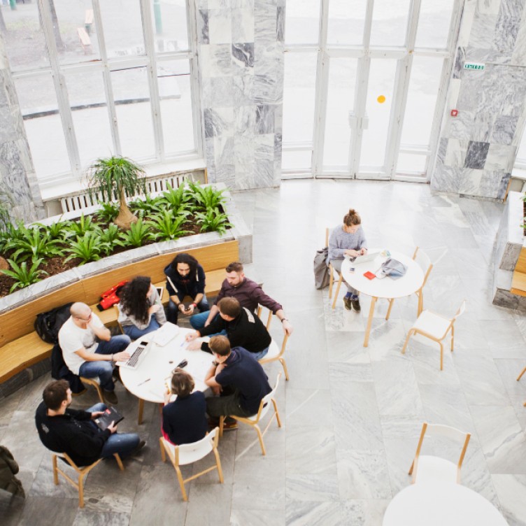 学生共享办公空间：在莫斯科时尚学习的去处