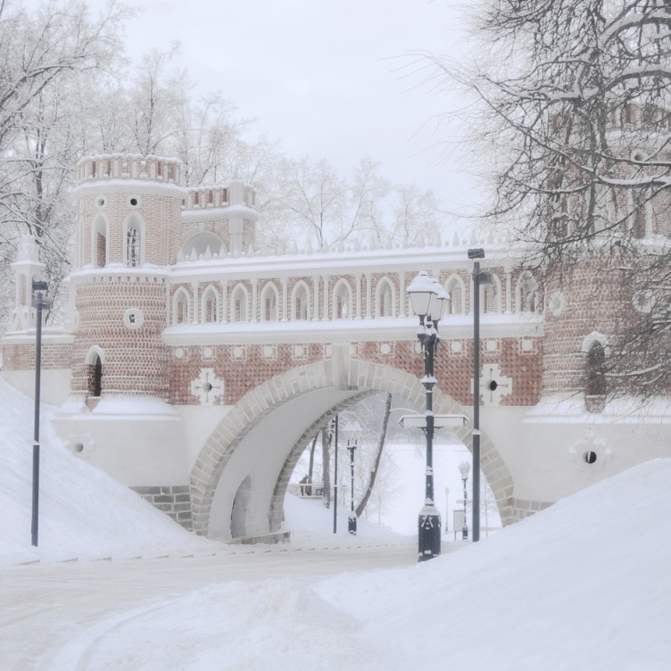 图集精选：冰雪覆盖的莫斯科庄园