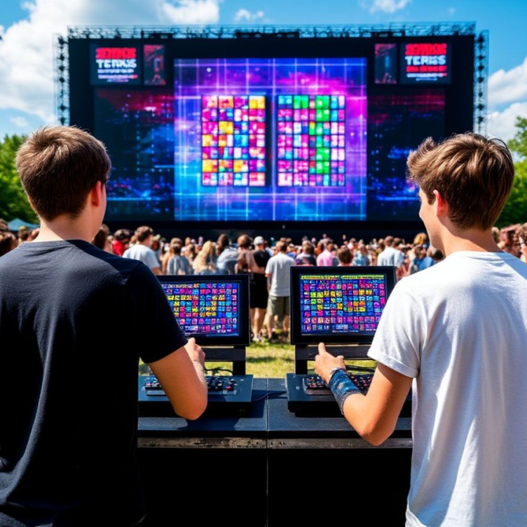 莫斯科巨幕俄罗斯方块锦标赛